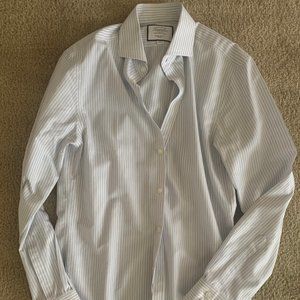 Charles Tyrwhitt Blue Striped Dress Shirt